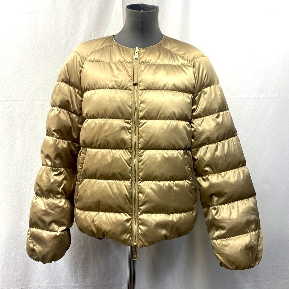 Massimo Dutti short cut soft down Puffer jacket L